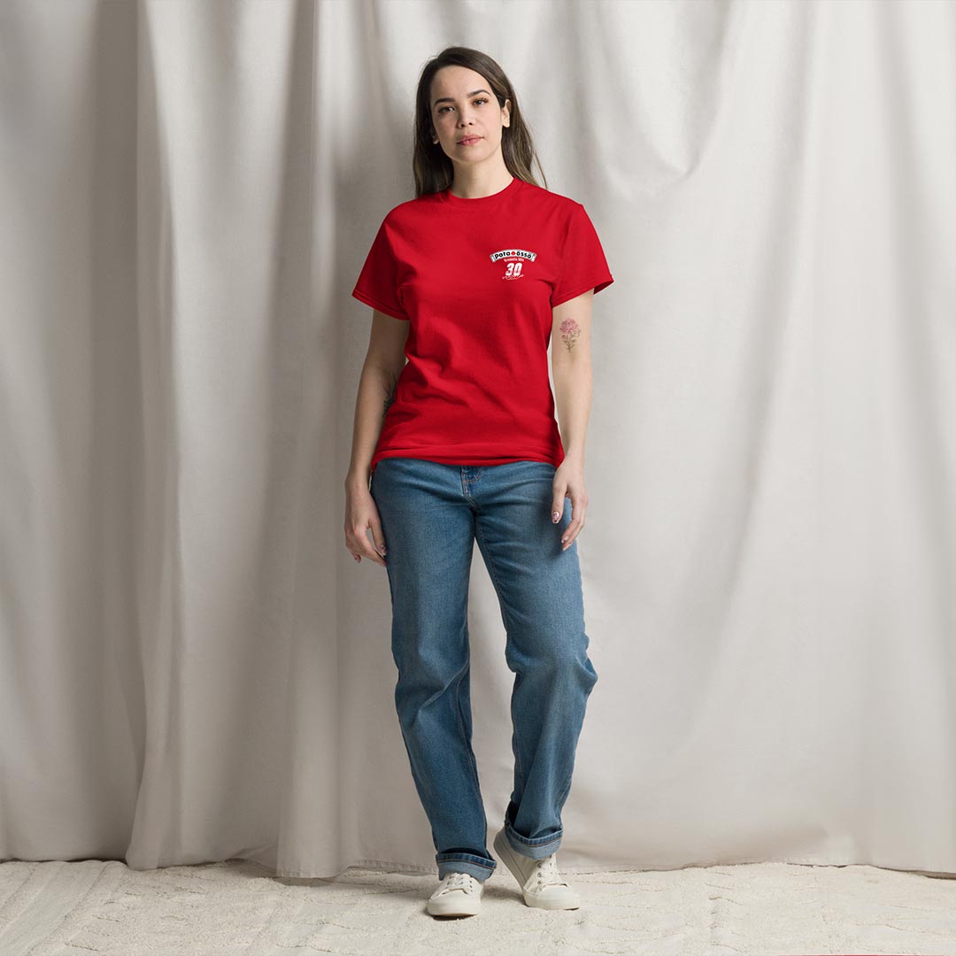 Pataässä juhla t-paita unisex punainen