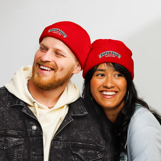 Punainen Pataässä Fisherman -pipo unisex