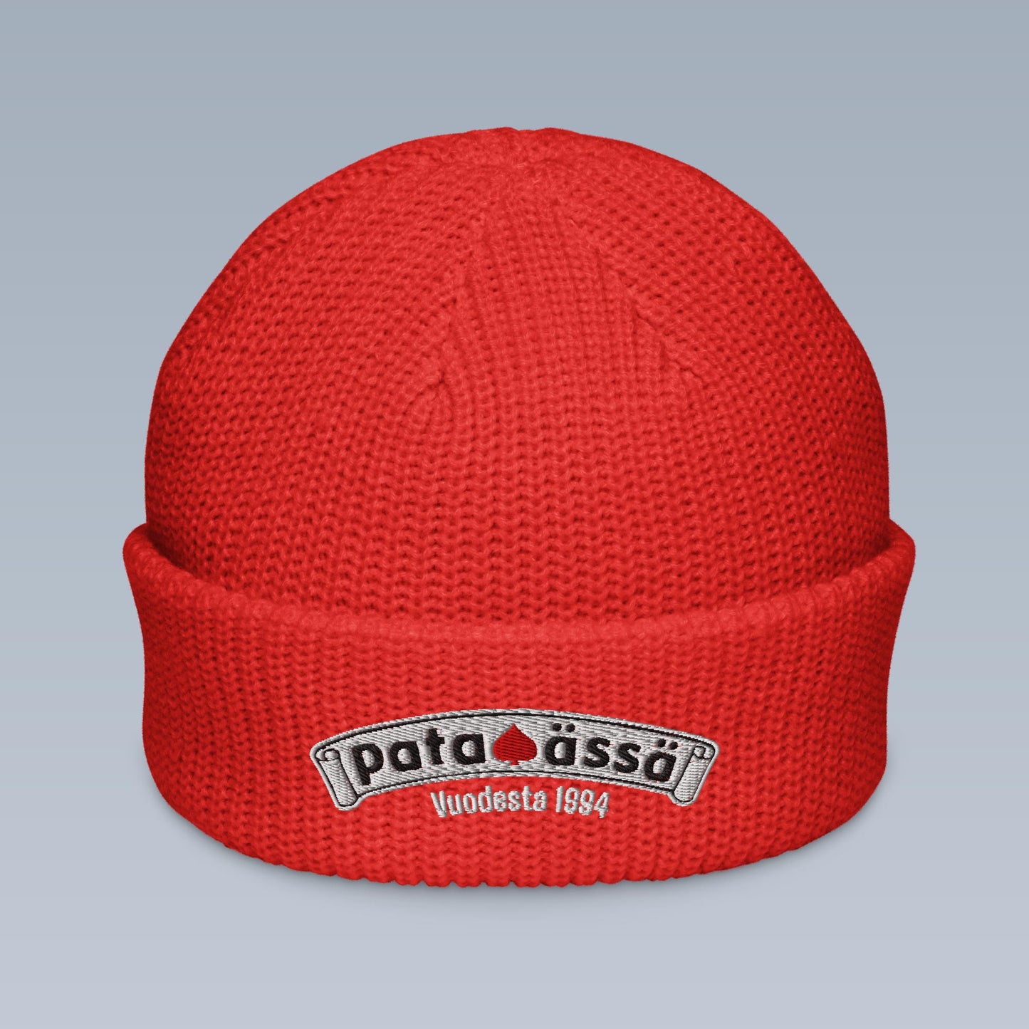 Punainen Pataässä Fisherman -pipo unisex