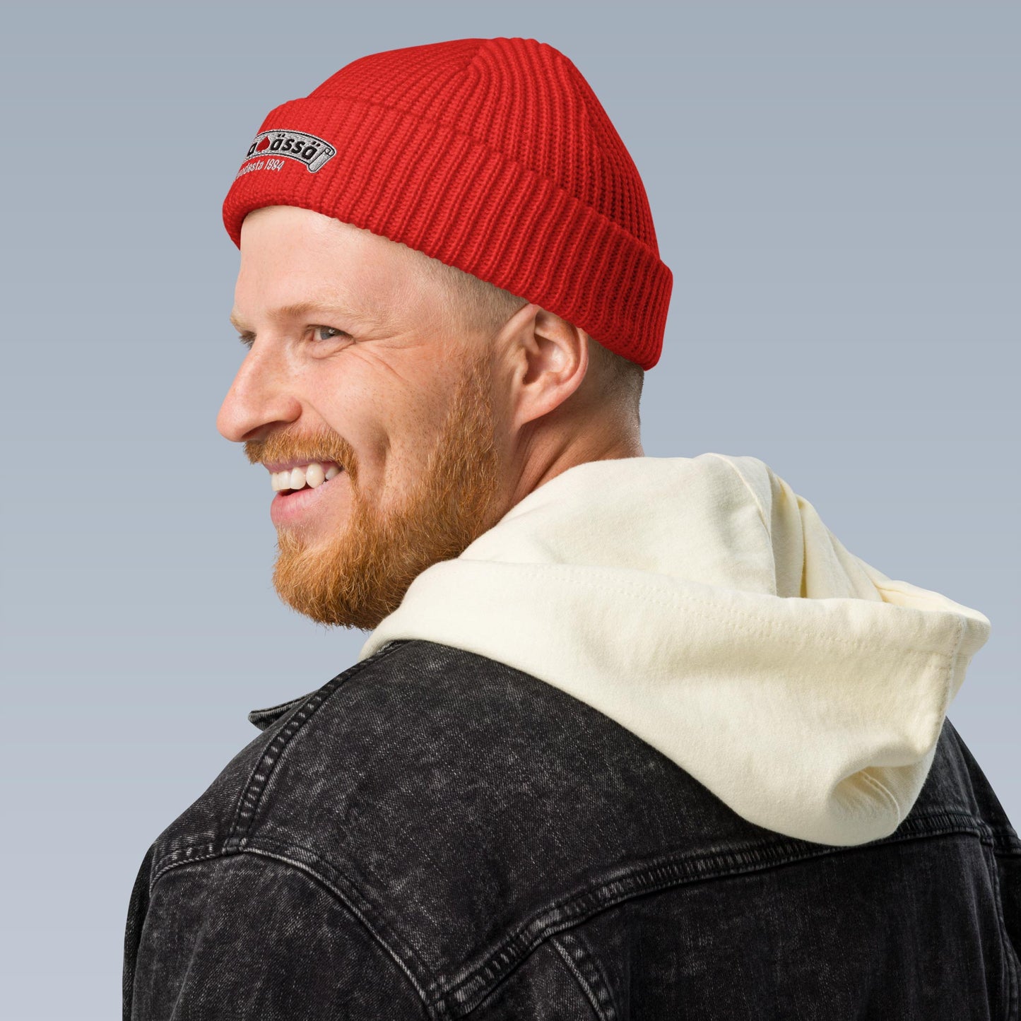 Punainen Pataässä Fisherman -pipo unisex