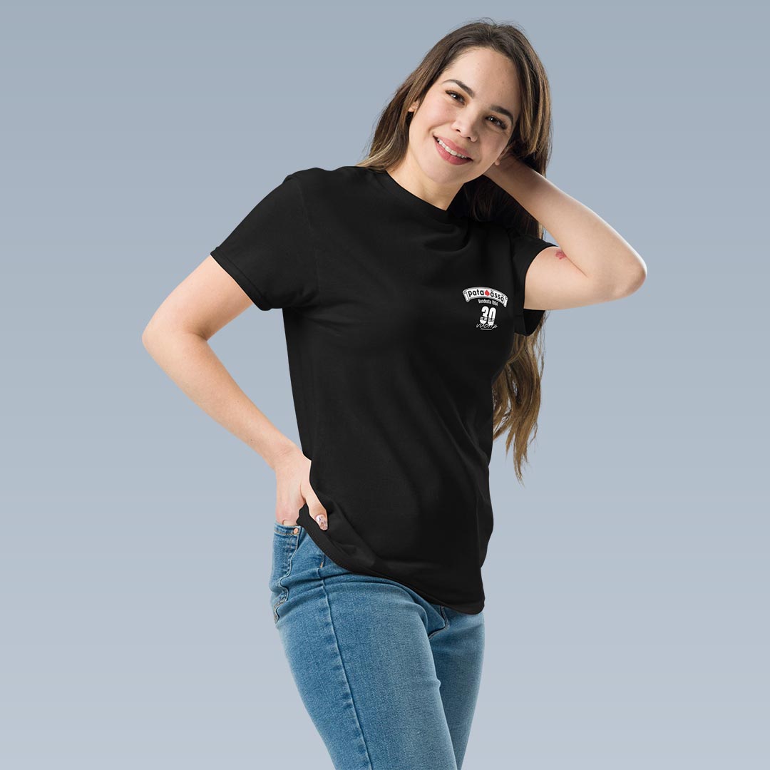Pataässä hillitty juhla t-paita unisex