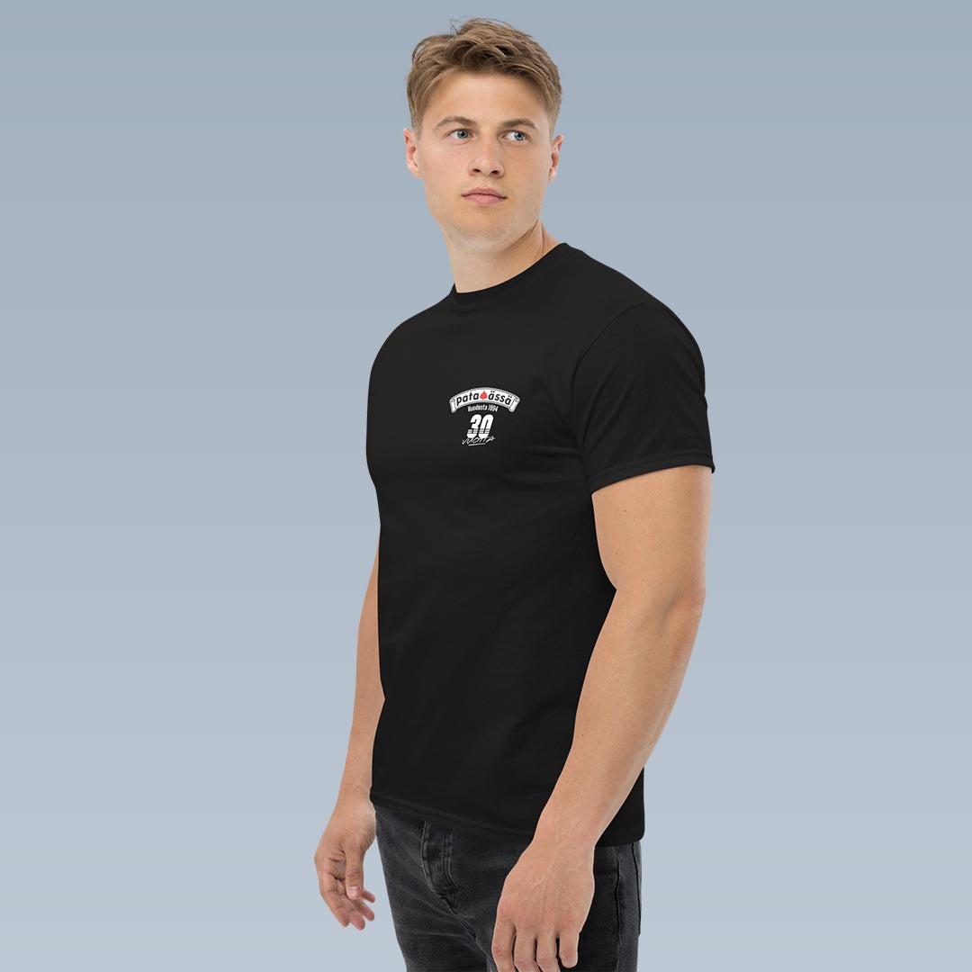 Pataässä hillitty juhla t-paita unisex